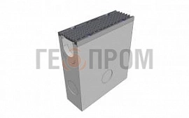 пескоуловитель бетонный super dn100 h=550 с решеткой чугунной вч (комплект) кл. е600
