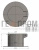 ковер газовый стальной средний d240