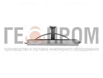крепеж решетки стальной стандартный dn100
